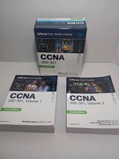 Cisco CCNA 200-301 Official Cert Guide Library 2nd Edition Box Set Vols 1+2 Odom picture