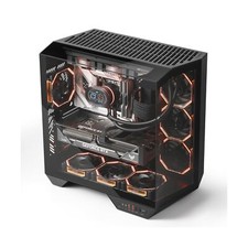 darkFlash Full-Tower ATX Gaming PC Case, Back Plug-in Motherboard, Dual-Chamb... picture