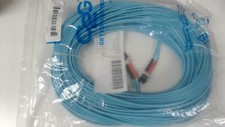 30 Meter LC LC 10G 3.0 Duplex PVC Fiber Optic Cable Aqua picture