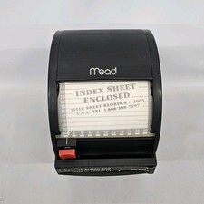 Vintage Mead 20 Disc CD Holder Organiser Slide Selector Storage System picture