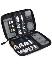 BAGSMART Large Electronic Organizer Travel Case for Tech Accessories, Black picture