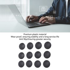 12PCS Laptop Bottom Case Feet Rubber Anti Slip Laptop Feet Replacement Foot Dots picture