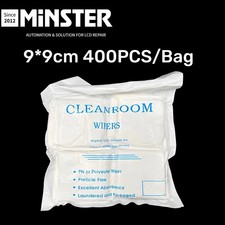 400PCS Antistatic Lint-Free Microfiber Screen Cleaning Wipes Phone TV Monitor picture