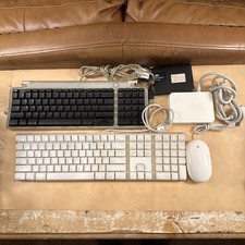 LOT 2 Apple Keyboards Mouse 90W Adapter Passport for Mac M2452 A1048 A1152 A1097 picture