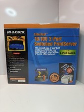 Linksys EFSP42 EtherFast 10/100 2-Port Switched PrintServer New Sealed picture