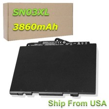 SN03XL HSTNN-DB6V 3860mAh Battery For HP EliteBook 820 725 G3 820 725 828 G4 picture