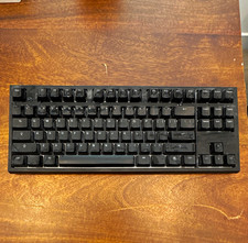 WASD Code Mechanical Keyboard Cherry MX Clear - The Showcase Switch - Black Wire picture