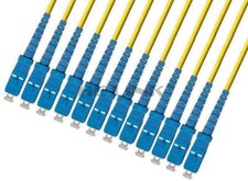 100M SC-SC Indoor Armored Singlemode 12 Strands Fiber Optic Cable picture