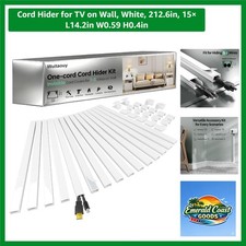 Invisible PVC Cord Cover - 212.6in, Customizable for Neat Home or Office Spaces picture
