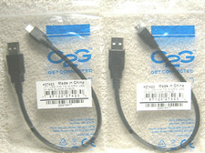 C2G 1FT USB 2.0 A TO MICRO-USB B CABLE - USB CABLE - PHONE CHARGING CABLE QTY 2  picture