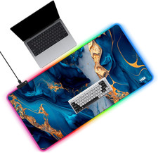 39.3“ X 19.7”Gaming Large Mouse Pad for Keyboard and Mouse, LED Mouse Mat, Non-S picture