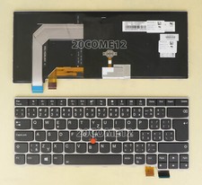 New for Lenovo Thinkpad 13 Gen 2 Keyboard Backlit Czech čeština Silver frame picture
