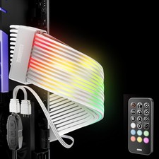 RGB Cable Cover 108 Addressable LEDs 5v 3pin ARGB Sync Fits 12+4-Pin 8pin 24pin picture