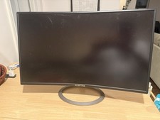 Sceptre 27 Inch Curved Full HD 1080p LED Monitor HDMI DP UNTESTED No Power Cable picture