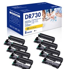 8PK DR730 Drum Compatible With Brother TN760 MFC-L2710DW MFC-L2750DW picture