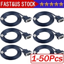 USB to RS232 Adapter with FTDI Chipset, 3ft USB 2.0 Male to RS232 Female DB9 Lot picture