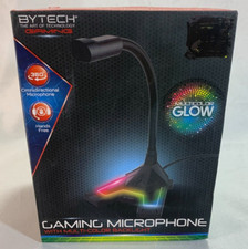 Bytech Adjustable Gaming Microphone RGB Backlight Hands-Free Desktop Mic New picture