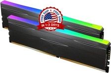 Módulo de memoria RAM para escritorio con disipador de calor color negro NEW US picture