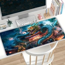 Dragon Design Theme Extended Gaming Mouse Pad, High-Definition Printed Non-Sli picture