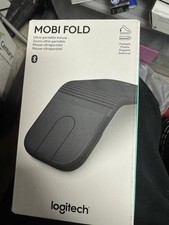 Logitech Mobi Fold  Wireless Bluetooth Mouse Graphite Portable 910-007601 picture