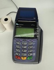 Verifone Omni 3730 VX510 Credit Card Terminal + Paper Rolls picture