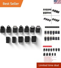 Lightweight USB Adapter Kit with 12 Connectors - Perfect for Travelers & Offices picture