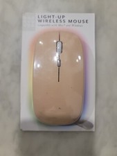 Vivitar Light Pink Light-Up Wireless Mouse Compatible with Mac & Windows picture