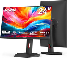 24 Inch Computer Monitor FHD 1080P 100Hz VA LED Screen Dual Speakers picture