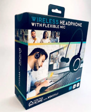 VIVITAR WIRELES HEADPHONE WITH FLEXIBLE MIC -BLUETOOTH NEW picture