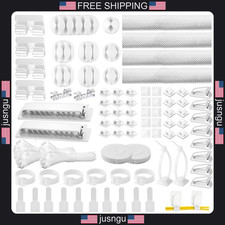 Cable Management Kit 313pcs Reusable Cord Organizer for Desk and Wall picture