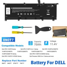 NEW For Dell XPS 15 9575 Precision 5530 2-in-1 Series TMFYT 0TMFYT 8N0T7 Battery picture