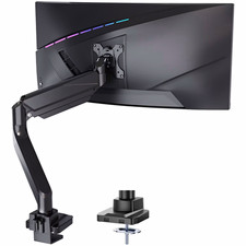 WALI Single Monitor Desk Mount Arm Tilt & Rotate Adjustable Black 17-34 in picture