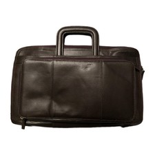Wilsons Leather Laptop Briefcase Brown 16” Executive Bag NWT Organizer Work picture