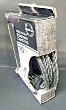 Cordinate Decor 10ft Extension Cord with 2 AC Outlets 2 USB Ports Flat Plug picture