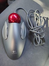 Logitech T-BC21  Trackman Trackball USB Mouse Marble Ball 810-000767 picture