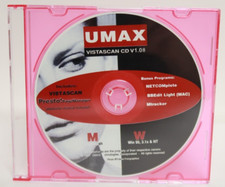UMAX Vistascan CD V1.08 Netcomplete Mac/Win Computer Program Software 1997 picture