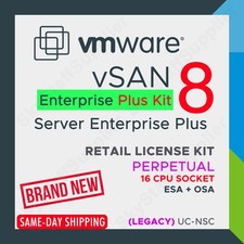 VMware vSAN 8 Enterprise Plus 16 CPU Perpetual License, UC NSC RETAIL NEW picture