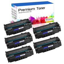 5PK Q7553A 53A Toner Cartridge For HP Laserjet P2015D / P2015N / P2015DN / P2015 picture