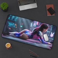 D.Va Desk Mat, Overwatch Computer Desk Pad, Gamer Desk Decor picture