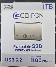 Centon 1TB Portable SSD | USB 3.2 | 1100MB/s Read | Type-C + Type-A | New picture