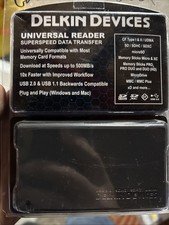 Delkin USB 3.0 Universal Memory Card Reader (DDREADER-42) Gray picture
