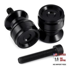 8MM Swingarm Spools Sliders Stand Universal M8 Black Compatible with CBR 600 picture