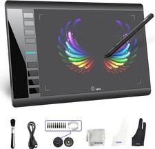 Graphics Drawing Tablet, M708 10 x 6 inch Large Digital Drawing Pad with 8 Hot picture