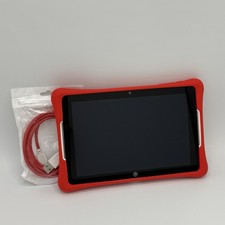 Nabi Elev-8 Kids Android Tablet Red Case & Charger Cord TESTED WORKS picture