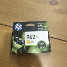 HP Genuine Printer Ink 962XL Yellow Exp June 2021 New Sealed 3JA02AN picture