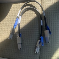 Genuine HP 0.5m External Mini SAS Cable 407344-001 408765-001 Lot Of 2 Cables picture