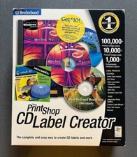 Broderbund - The Print Shop CD Label Creator Vintage picture
