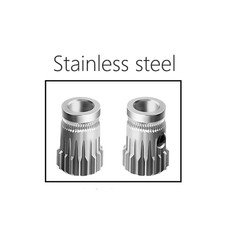 Dual Drive Gear Extruder Kit Hardened Steel Upgrade Feed Gear Extruder Kit for B picture