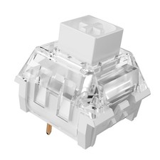 45 PCS Kailh Box White Pro Mechanical Keyboard Switch 3-Pin 45gf Clicky picture