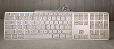 APPLE A1243 Aluminum Magic Keyboard Wired MB110LL/A Full Size - Slim Mac GENUINE picture
